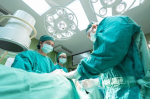 Surgeons at work own occupation disability insurance protected.